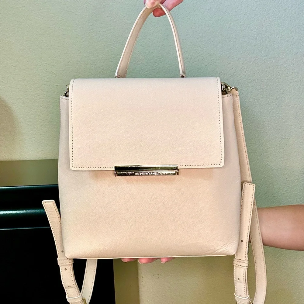 Kate Spade Make It Mine Pink Maddie Interchangeable Backpack Crossbody - Picture 1 of 17